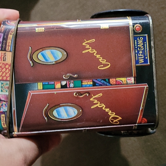 Vintage Antique*WOLFGANG CANDY Delivery Truck—Tin Bank With Turning Wheels - Picture 4 of 6